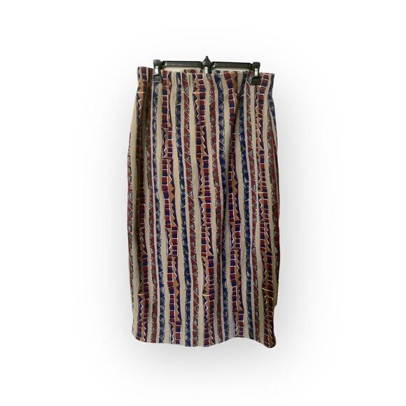 Vintage Huntington Ridge Tribal Print Skirt Size: XL - Picture 1 of 8